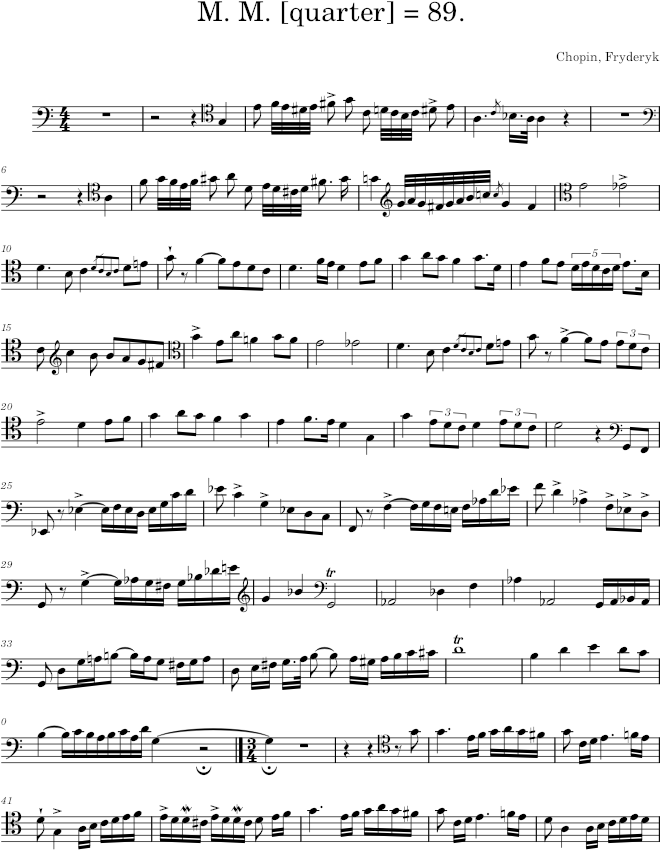 Polonaise in C major Op. 3 (Schlesinger ed.) - Chopin — first page preview