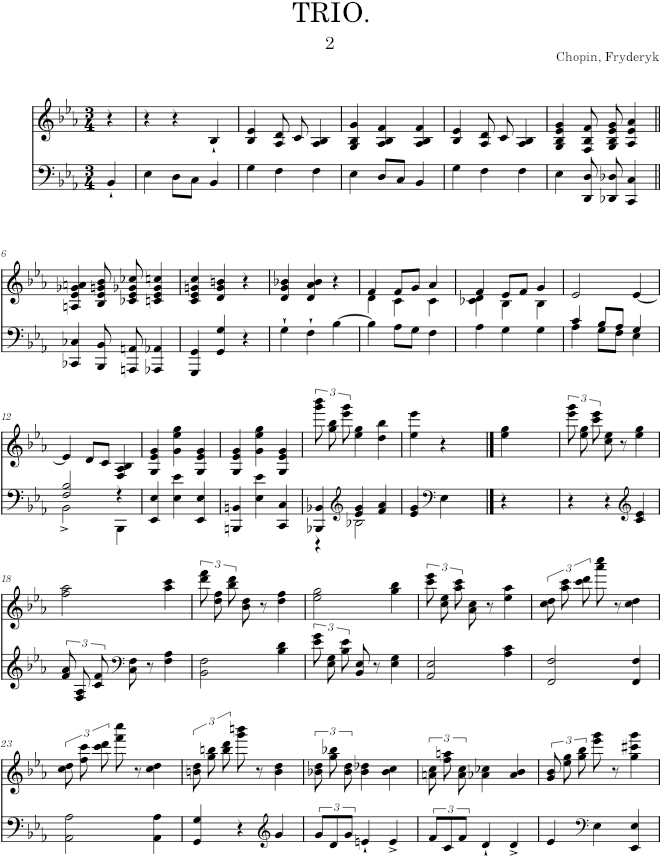 Sonata in C minor Op. 4 (C. Haslinger ed.) - Chopin — first page preview