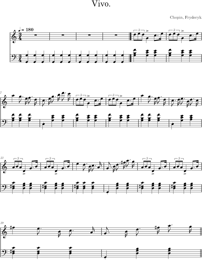 Mazurka in C major Op. 6 No. 5 (Schlesinger ed.) - Chopin — first page preview
