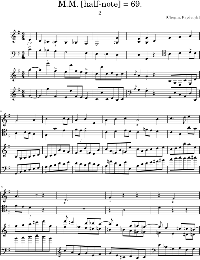 Trio in G minor Op. 8 (Schlesinger ed.) - Chopin — first page preview