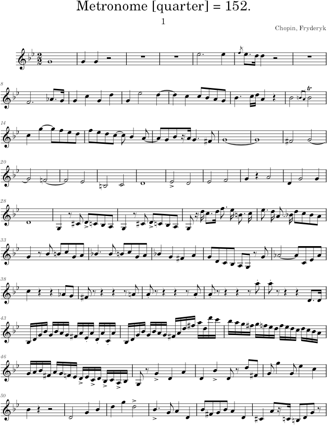 Trio in G minor Op. 8 (Wessel ed.) - Chopin — first page preview