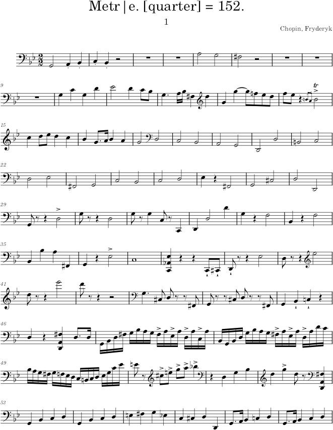 Trio in G minor Op. 8 (Wessel ed.) - Chopin — first page preview