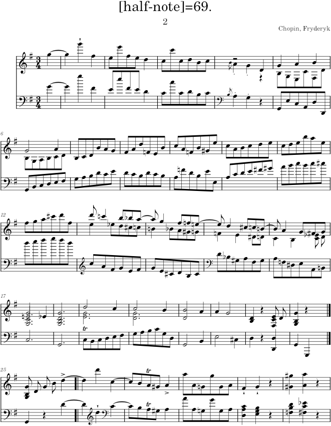 Trio in G minor Op. 8 (Wessel ed.) - Chopin — first page preview