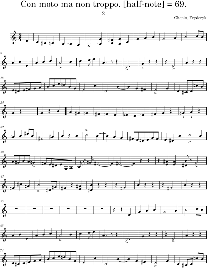 Trio in G minor Op. 8 (Wessel ed.) - Chopin — first page preview