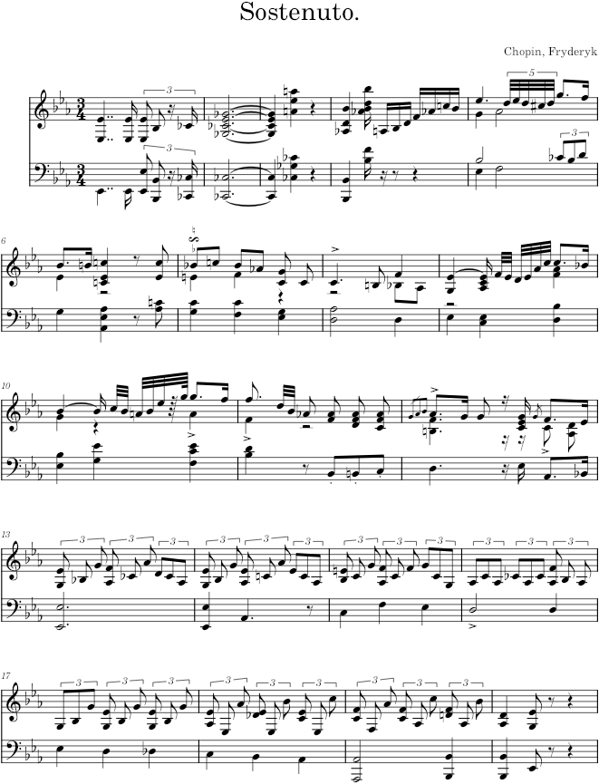 Trio, Op. 8 - Chopin — first page preview