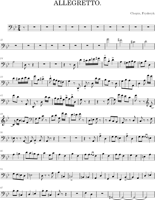 Trio, Op. 8 - Chopin — first page preview