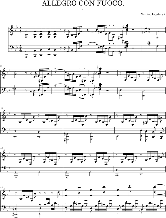 Trio in G minor Op. 8 (Kistner ed.) - Chopin — first page preview