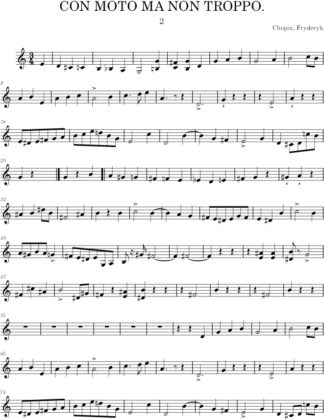 Trio in G minor Op. 8 (Kistner ed.) - Chopin — first page preview