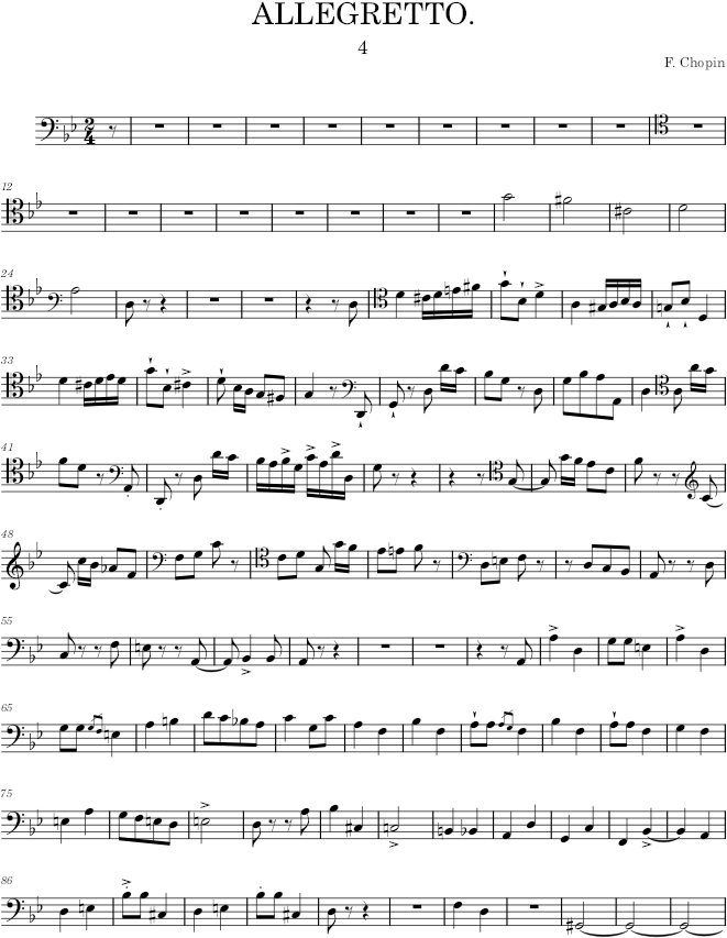 Trio in G minor Op. 8 (Kistner ed.) - Chopin — first page preview
