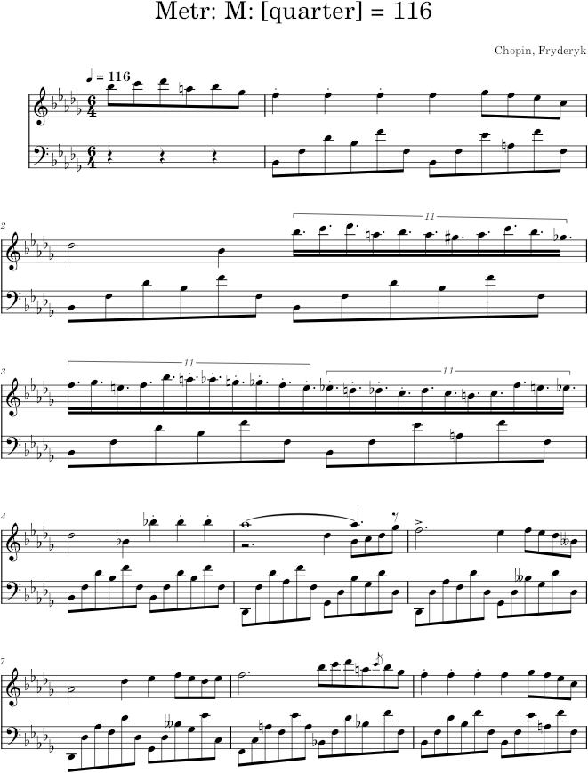Nocturne in B-flat minor Op. 9 No. 1 (Schlesinger ed.) - Chopin — first page preview