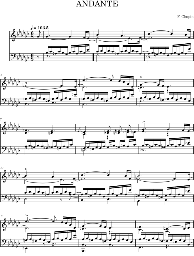 Etude in E-flat minor Op. 10 No. 6 (Kistner ed.) - Chopin — first page preview