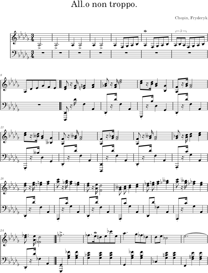 Mazurka in D-flat major Op. 30 No. 3 (Schlesinger ed.) - Chopin — first page preview