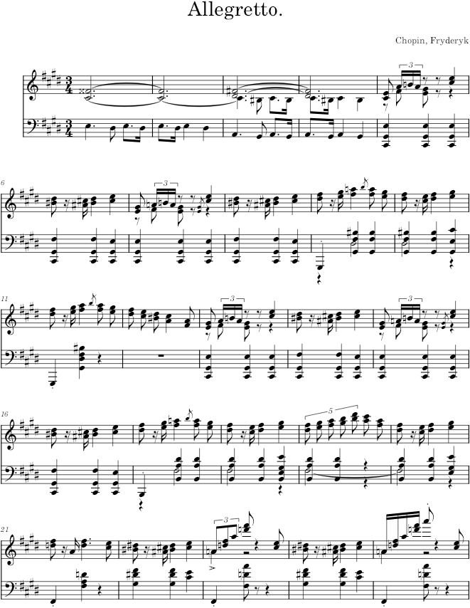 Mazurka in C-sharp minor Op. 30 No. 4 (Schlesinger ed.) - Chopin — first page preview