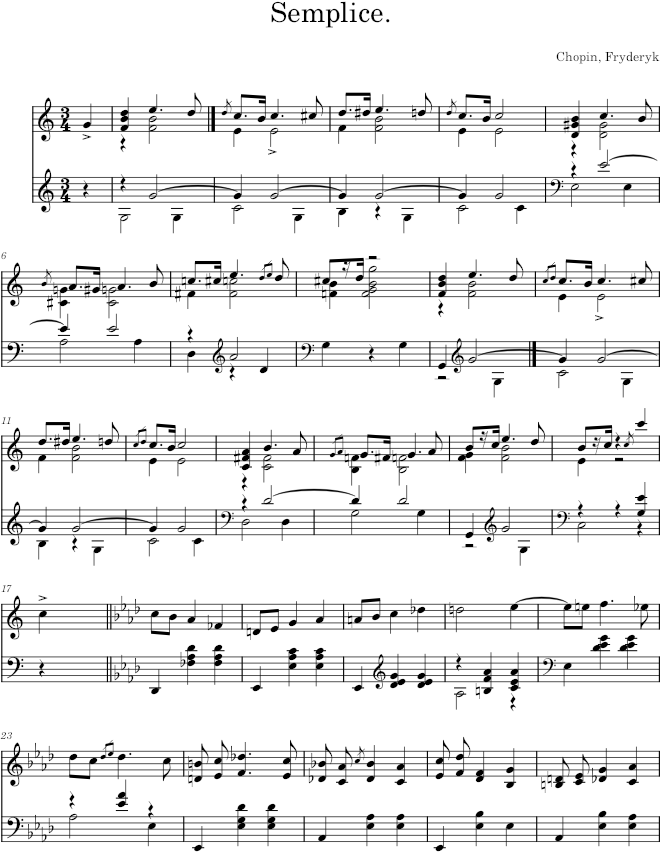 Mazurka in C major Op. 33 No. 3 (Breitkopf ed.) - Chopin — first page preview
