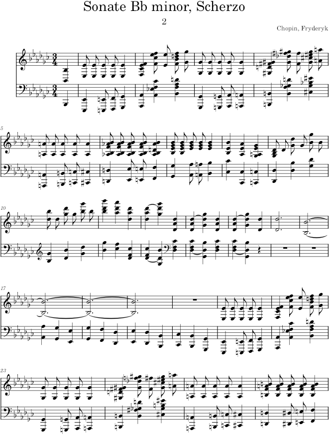 Sonata in B-flat minor Op. 35 (Troupenas ed.) - Chopin — first page preview