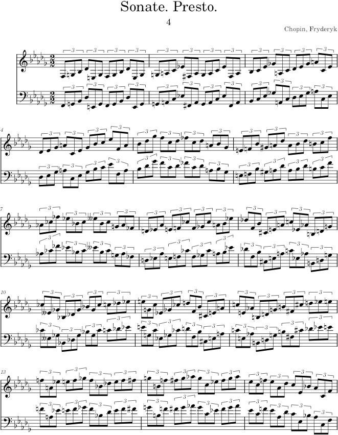 Sonata in B-flat minor Op. 35 (Troupenas ed.) - Chopin — first page preview