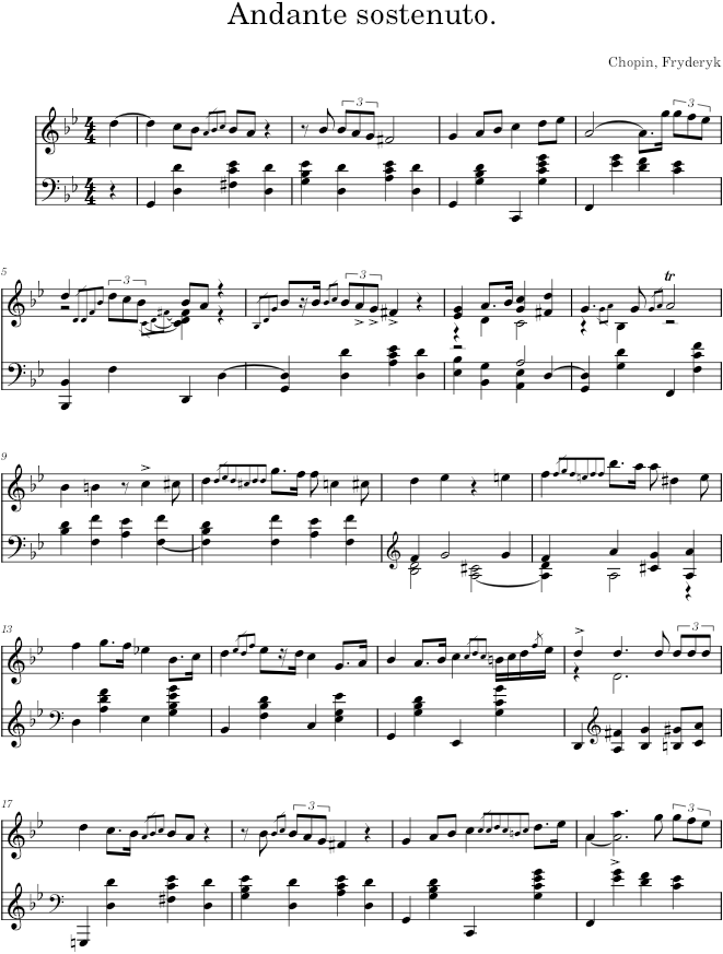 Nocturne in G minor Op. 37 No. 1 (Breitkopf ed.) - Chopin — first page preview