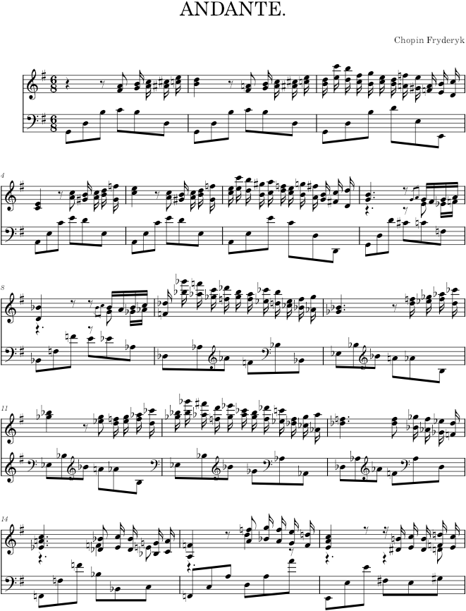 Nocturne in G major Op. 37 No. 2 (Troupenas ed.) - Fryderyk — first page preview