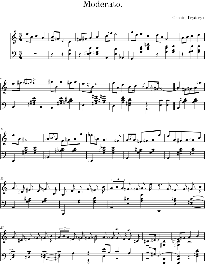 Mazurka in A minor Op. 59 No. 1 (Stern ed.) - Chopin — first page preview