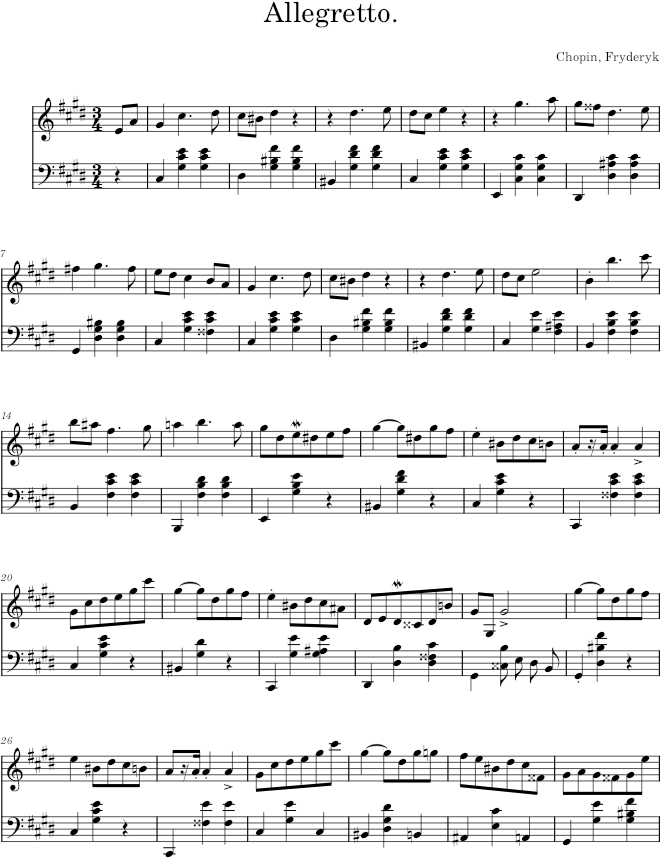 Mazurka in C-sharp minor Op. 63 No. 3 (Breitkopf ed.) - Chopin — first page preview