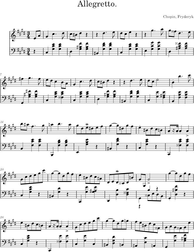 No. 3, Op. 63 - Chopin — first page preview
