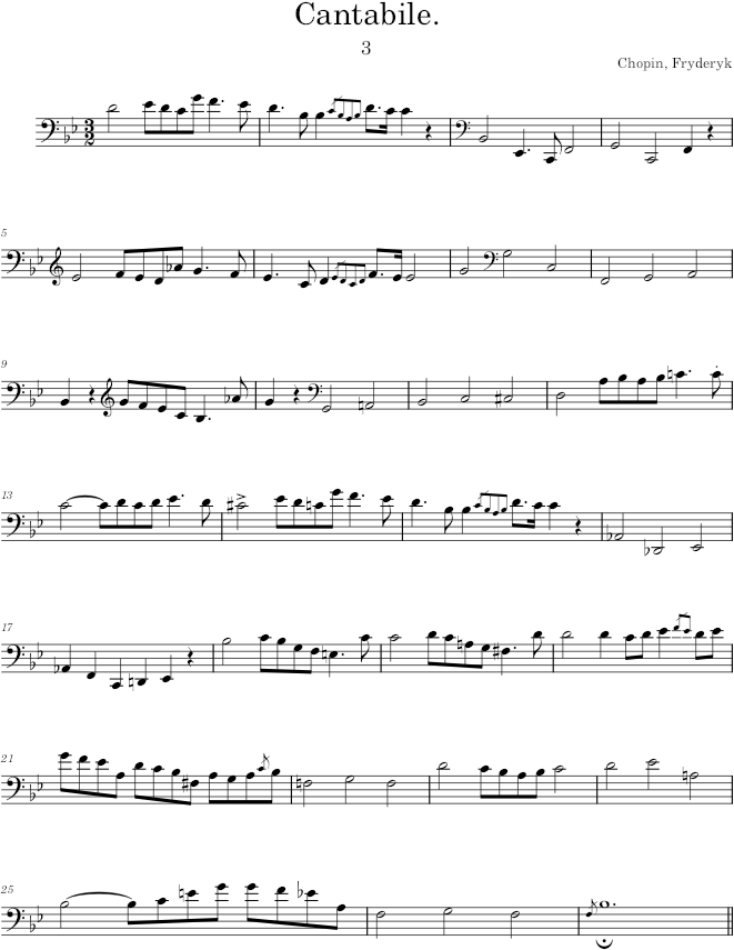 Sonata, Op. 65 - Chopin — first page preview