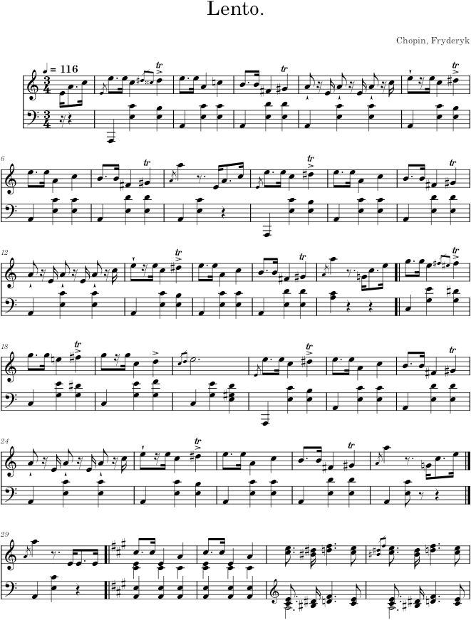 Mazurka in A minor Op. 68 No. 2 (Meissonnier fils ed.) - Chopin — first page preview