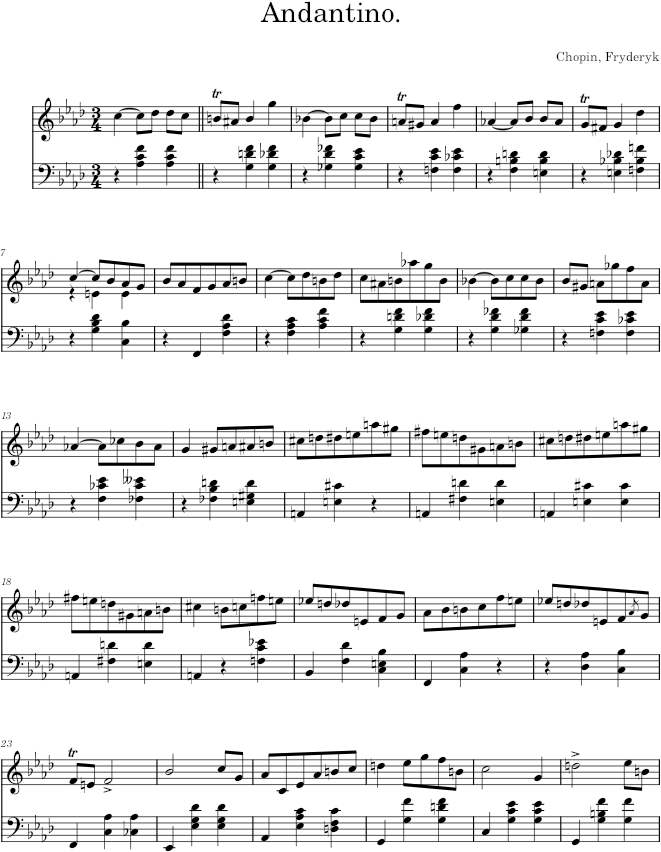 Mazurka N.º 8, Op. 68 - Chopin — first page preview