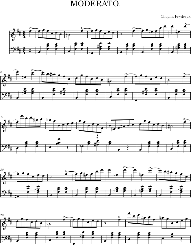 Waltz in B minor Op. 69 No. 2 (Meissonnier fils ed.) - Chopin — first page preview