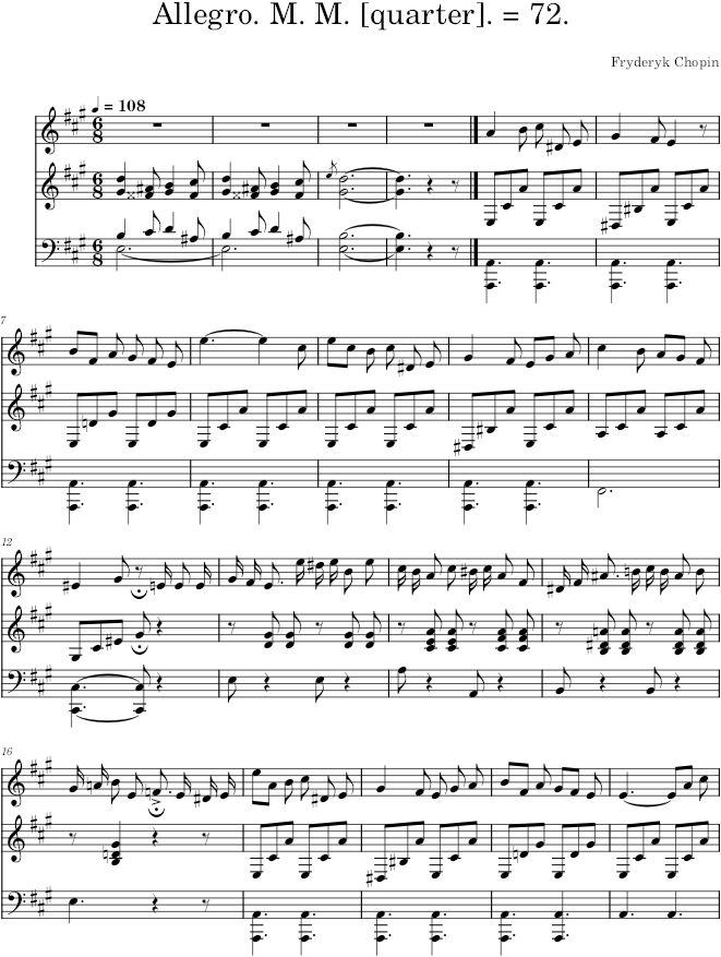 Ce qu'aime une jeune fille in A major Op. 74 No. 5 (Gebethner ed.) - Chopin — first page preview