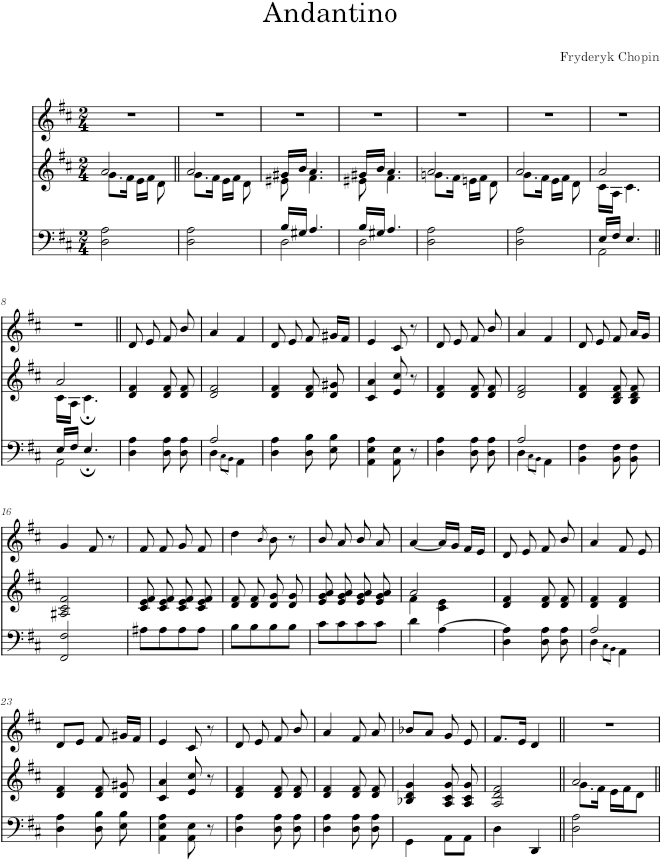 Le messager in D major Op. 74 No. 7 (Gebethner ed.) - Chopin — first page preview
