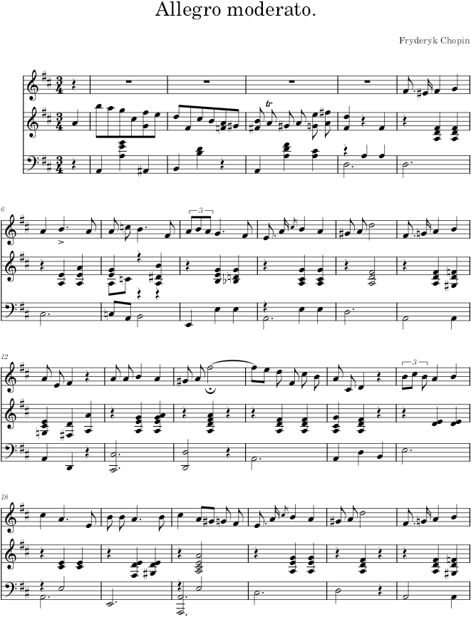 Le beau garçon in D major Op. 74 No. 8 (Gebethner ed.) - Chopin — first page preview