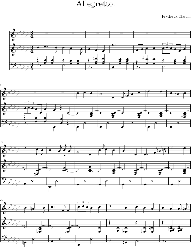 Mes délices in G-flat major Op. 74 No. 12 (Gebethner ed.) - Chopin — first page preview