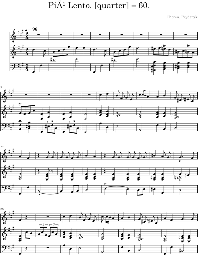Troubled Waters in F-sharp minor Op. 74 No. 3 (Stanley Lucas, Weber & Co. ed.) - Chopin — first page preview