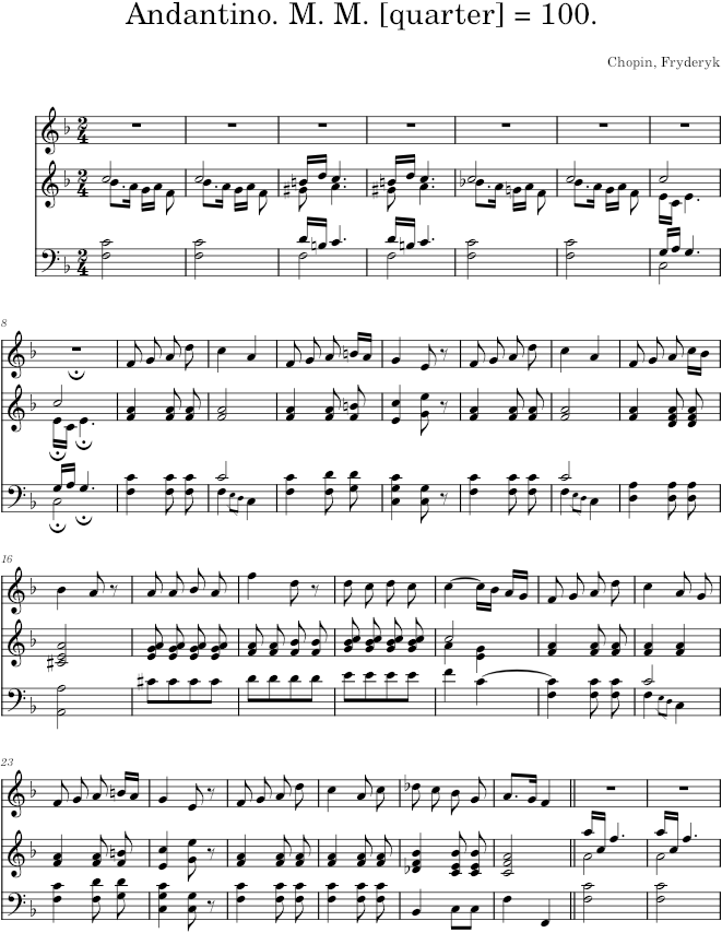 No. 7. The Messenger. (Der Bote.), Op. 74 - Chopin — first page preview