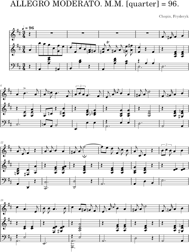 My Beloved in D major Op. 74 No. 8 (Stanley Lucas, Weber & Co. ed.) - Chopin — first page preview