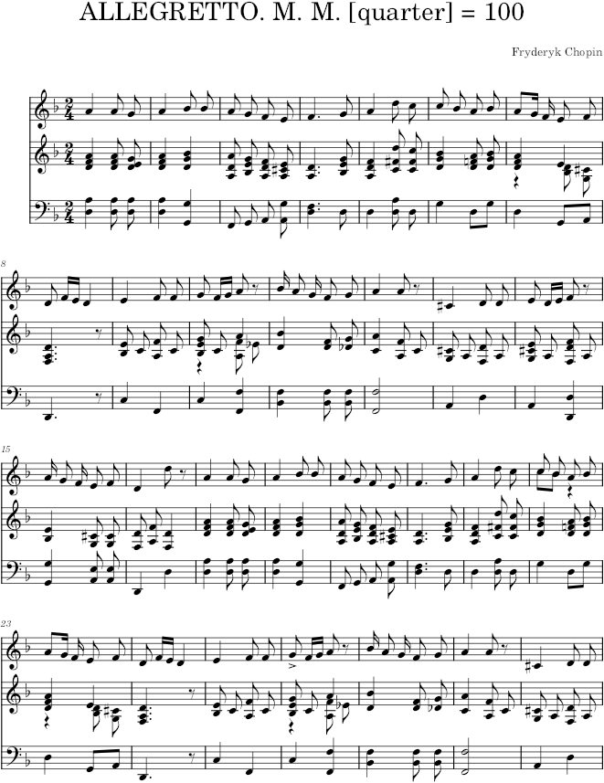 Zwei Leichen, Op. 74 - Chopin — first page preview