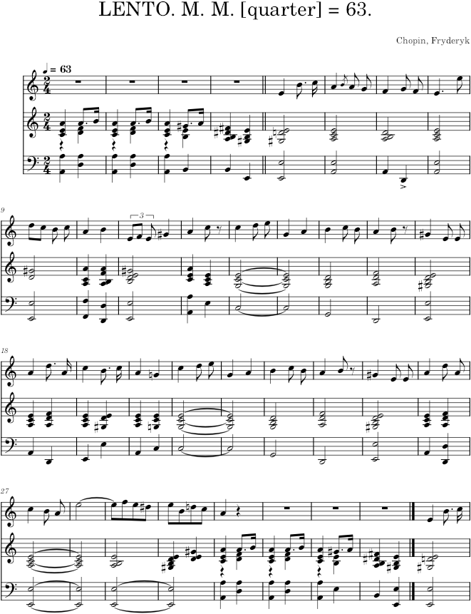 No. 13. Melancholy. (Melancholie.), Op. 74 - Chopin — first page preview
