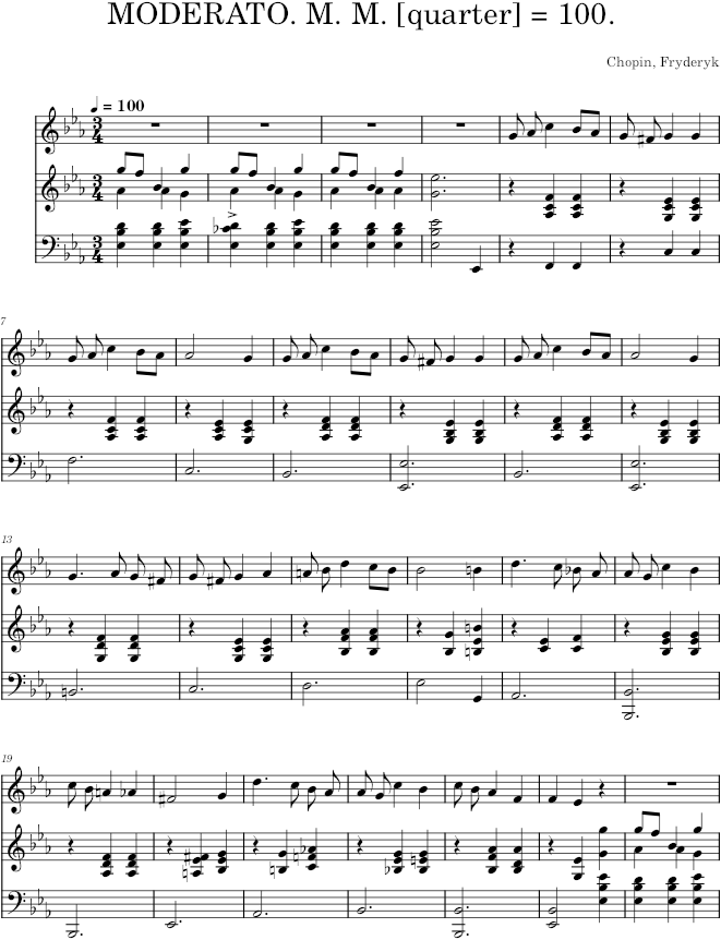 No. 14. The Ring. (Das Ringlein.), Op. 74 - Chopin — first page preview
