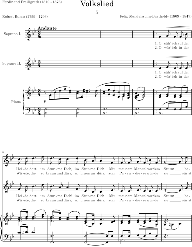 Duets, Op.63 (Duets) - Mendelssohn — first page preview