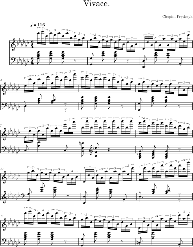 Etude Op. 10, No. 5 - Chopin — first page preview