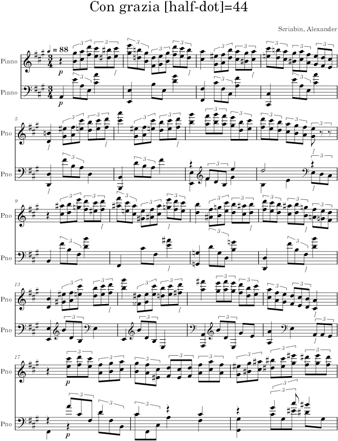 Etude Op. 8, No. 6 - Scriabin — first page preview