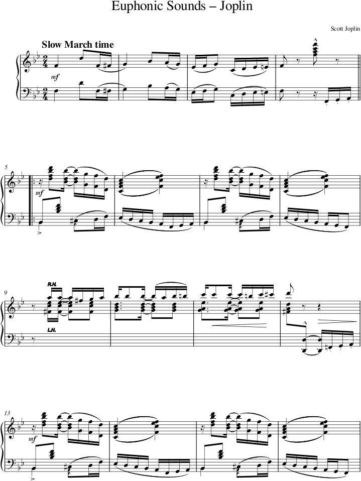 Euphonic Sounds – Joplin — first page preview