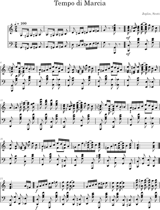 Felicity Rag - Joplin — first page preview