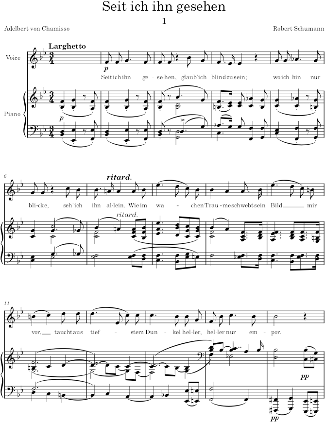 Frauenliebe und Leben, Op.42 - Schumann — first page preview