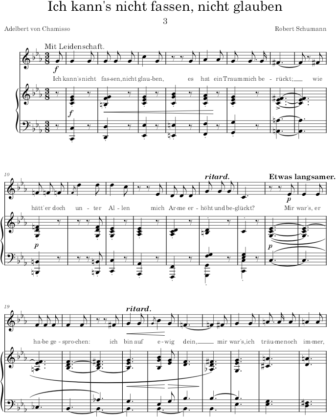 Frauenliebe und Leben - Schumann — first page preview