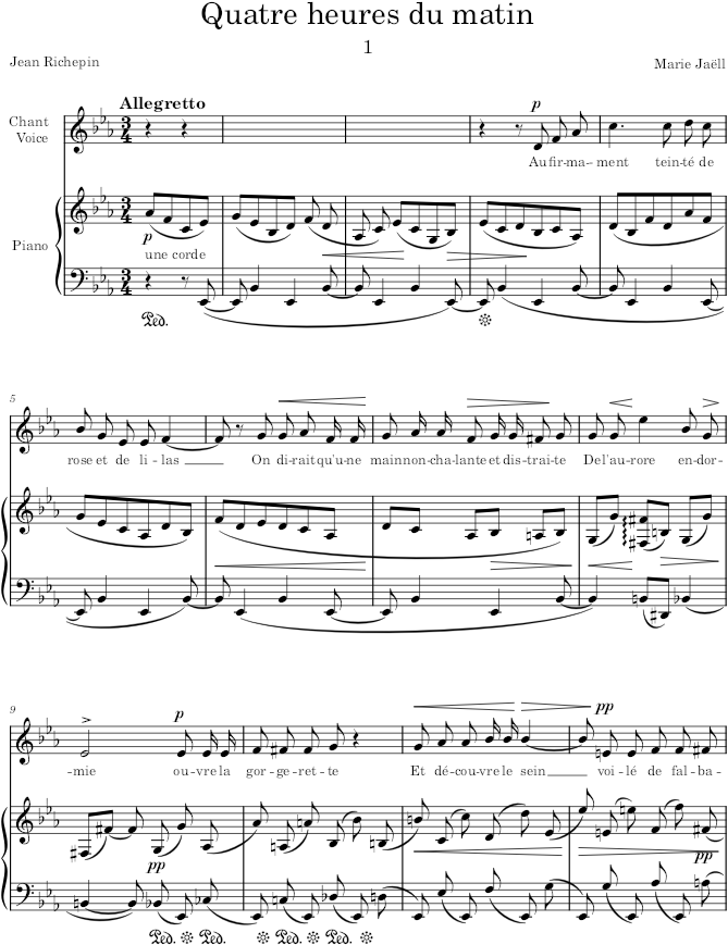 La mer - Jaëll — first page preview