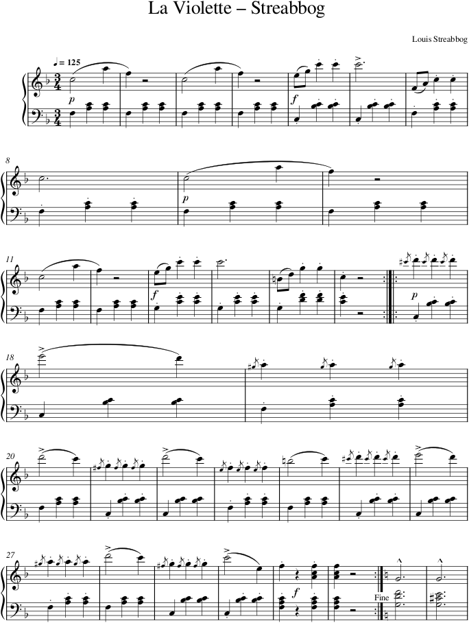 La Violette – Streabbog — first page preview