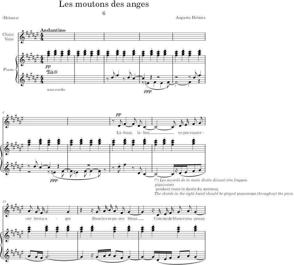 Les moutons des anges (Contes divins) - Holmès — first page preview