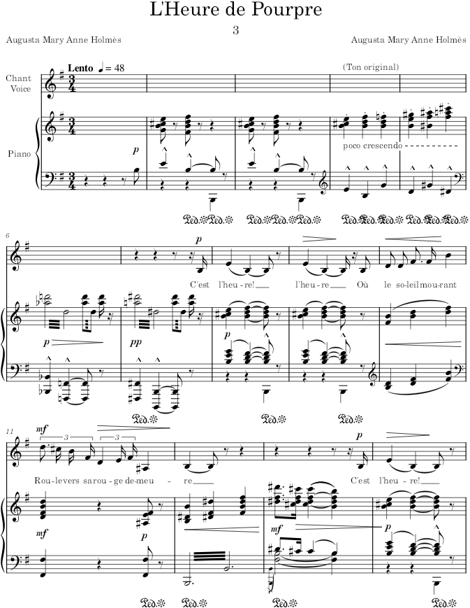 L’Heure de Pourpre (Les Heures) - Holmès — first page preview